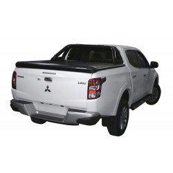 Couvre benne aluminium + Roll Bar Upstone Noir Mitsubishi L200 Clubcabine