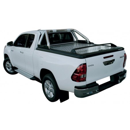 Couvre benne aluminium + Roll Bar Upstone Toyota Hilux Xtracabine