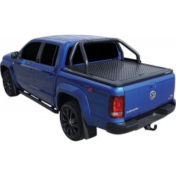 Couvre benne aluminium avec Roll Bar Upstone Noir Volkswagen Amarok