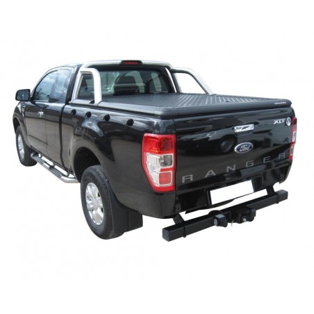 Couvre benne aluminium Upstone Noir Ford Ranger Supercabine XLT/Sport 2012-2022