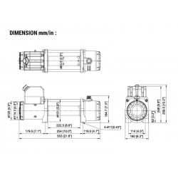 Treuil Comeup GIO 120S 5,4 tonnes 12 volts