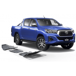 Blindages aluminium Rival 3 pièces Toyota Hilux à partir de 2021