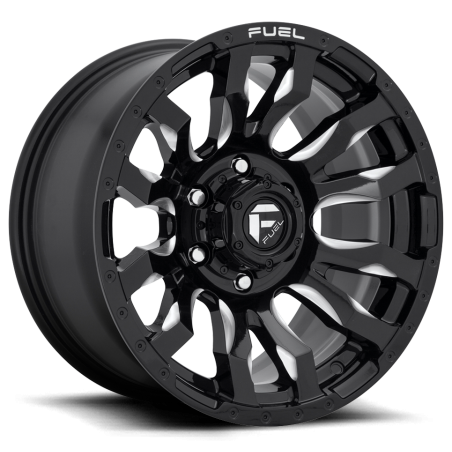 Jante Fuel Off-Road Blitz D673 Gloss Black Milled