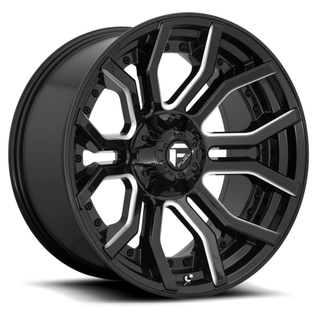 Jante Fuel Off-Road Rage D711 Gloss Black Milled
