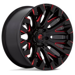 Jante Fuel Off-Road Quake D829 Gloss Black Milled Red