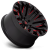 Jante Fuel Off-Road Quake D829 Gloss Black Milled Red