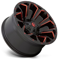 Jante Fuell Off-Road Assault D787 Matte Black Milled Red Tint