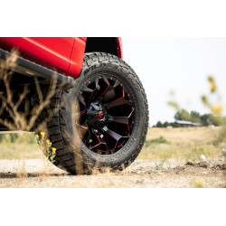 Jante Fuell Off-Road Assault D787 Matte Black Milled Red Tint
