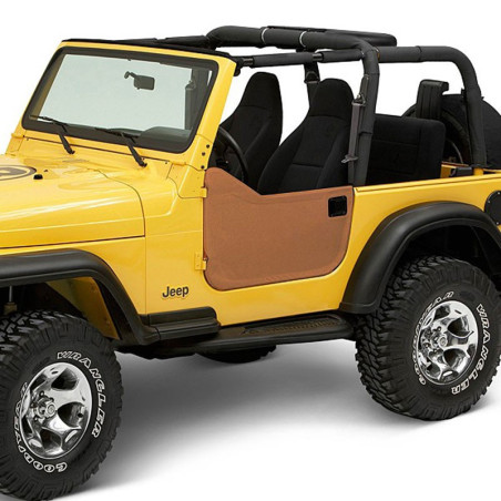 Demi-portes en toile Spice Bestop Jeep Wrangler TJ.