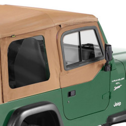 Hauts de porte toiles vitrés Spice Bestop Jeep Wrangler TJ