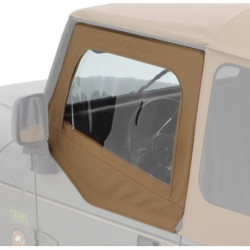 Hauts de portes en toile Bestop Spice Jeep Wrangler YJ