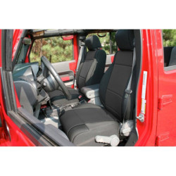 Housses de siège avant Rugged Ridge Noires Jeep Wrangler JK