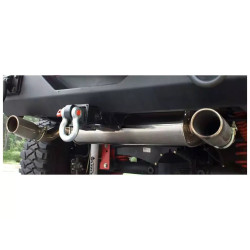 Silencieux d'échappement Inox Rugged Ridge Jeep Wrangler JK 3.6L V6