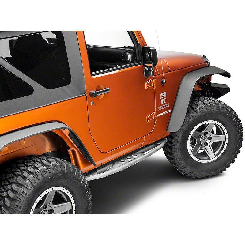 Marchepieds latéraux Ricochet Poison Spyder Jeep Wrangler JK 2 portes 2007-2017 Marchepieds latéraux Ricochet Poison Spyder Jeep Wrangler JK 2 portes 2007-2017