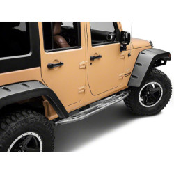 Marchepied acier brut Rocochet Poison Spyder Jeep Wrangler JK Unlimited