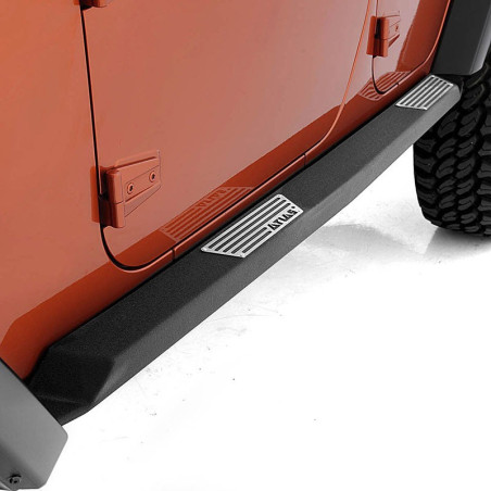 Marchepieds XRC Atlas Smittybilt Jeep Wrangler JK 4 portes