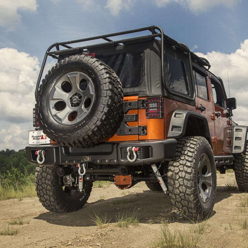 Pare-chocs arrière acier Spartacus Rugged Ridge Jeep Wrangler JK 2007-2017 Pare-chocs arrière acier Spartacus Rugged Ridge Jeep Wrangler JK 2007-2017