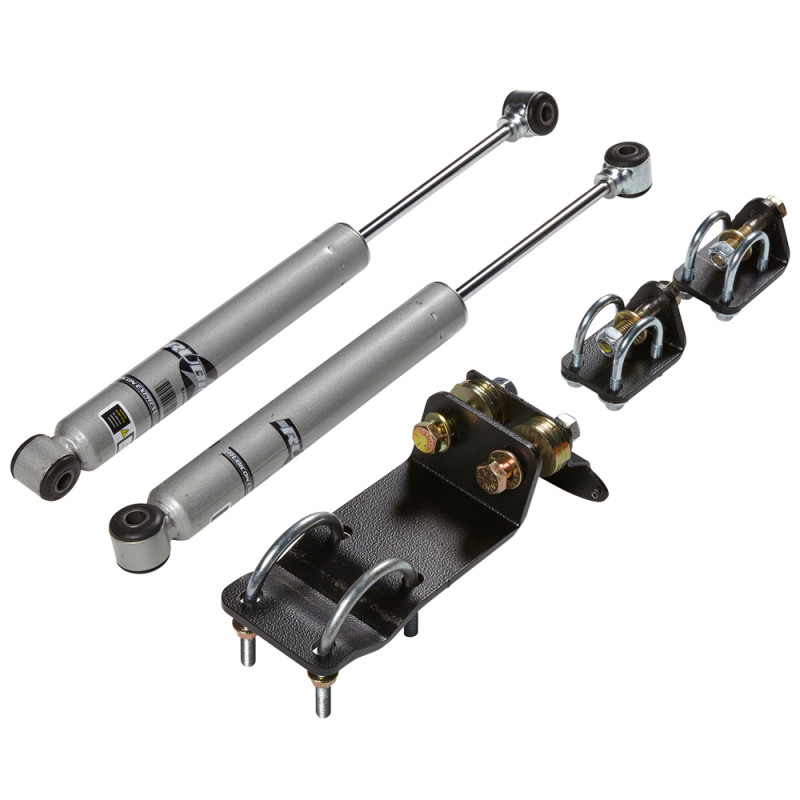 Amortisseur de direction double Rubicon Express Jeep Wrangler JK Amortisseur de direction double Rubicon Express Jeep Wrangler JK