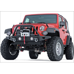 Protection tubulaire acier pour pare-chocs Warn Rock Crawler Jeep Wrangler JK