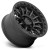 Jante KMC KM547 Carnage Satin Black Gray Tint
