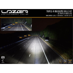 Kit intégration sur calandre d'origine Barres LED Lazer Ford Ranger 2023