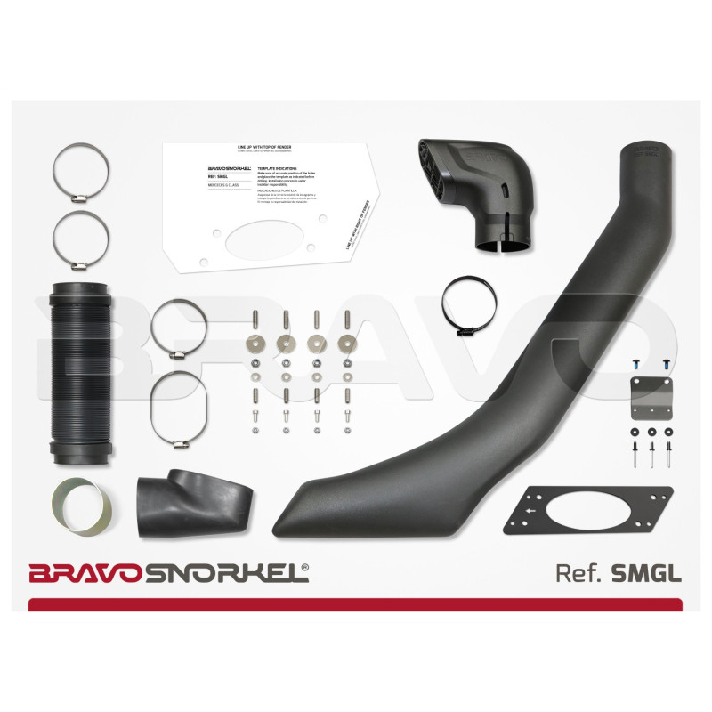 Snorkel Bravo Mercedes G W460-W461-W463 Snorkel Bravo Mercedes G W460-W461-W463