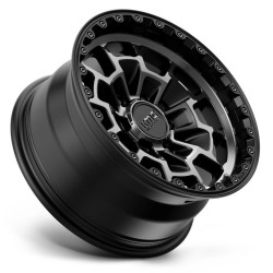 Jante aluminium KMC KM718 Summit Satin Black Gray Tint