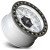 Jante aluminium KMC KM549 Machined Satin Black Lip