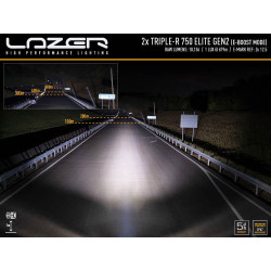 Kit intégration sur calandre d'origine Barre LED Lazer Isuzu D-Max 2021-2023