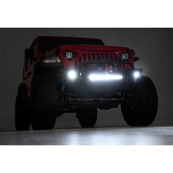 Pare-chocs avant Tubulaire LED Rough Country Jeep Wrangler JL/Gladiator JT