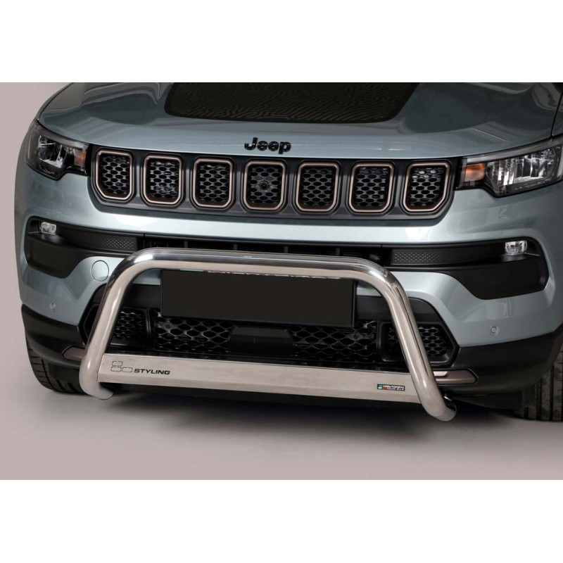 Pare buffle Medium Bar 63 mm Homologué Jeep Compass à partir de 2022