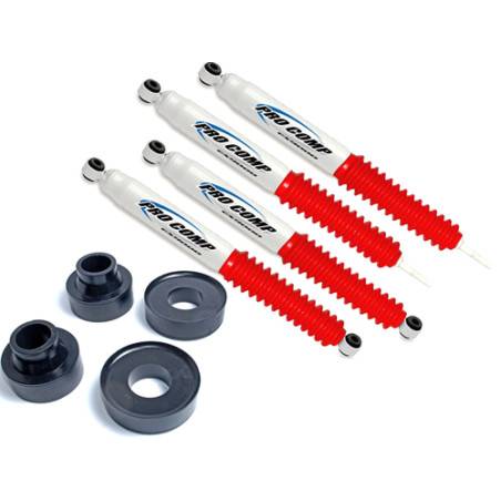 Kit réhausse câles ressorts +2" Jeep Grand Cherokee WJ