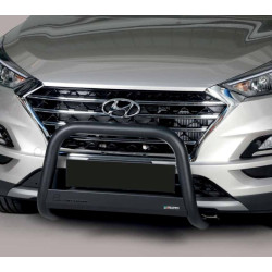 Pare buffle Medium Bar Noir 63mm Homologué Route Hyundai Tucson 2018