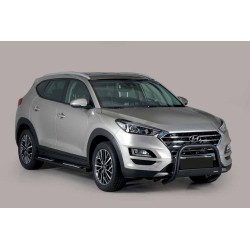 Pare buffle Medium Bar Noir 63mm Homologué Route Hyundai Tucson 2018