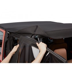 Bâche Bestop Trektop NX Glide Black Twill Jeep Wrangler JK 2 portes