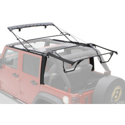 Bâche Supertop NX Black Twill Bestop Jeep Wrangler JK Unlimited 2007-2017