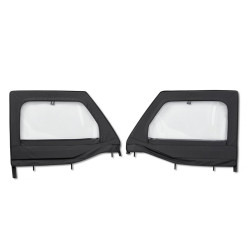 Hauts de porte toile avant Black Diamond Bestop Jeep Wrangler JK 2/4 portes