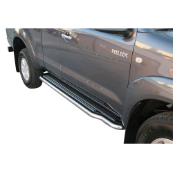 Marchepieds plats Toyota Hilux 2005-2015