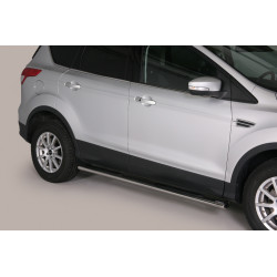 Marchepieds acier ovalisés Inox Ford Kuga 2013-2016