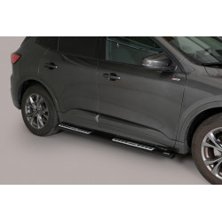 Marchepieds acier ovalisés Noir Ford Kuga 2020-2022