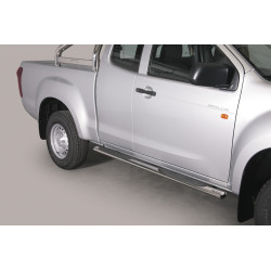 Marchepieds acier ovales Isuzu D-Max Spacecabine 2012-2019