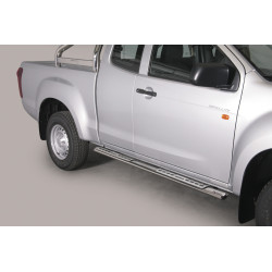 Marchepieds acier ovales Isuzu D-Max Spacecabine 2012-2019