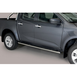 Marchepieds acier ovales Isuzu D-Max 2020-2025