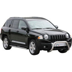 Marchepieds acier ovales Jeep Compass 2007-2010