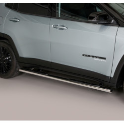 Marchepieds acier ovales Jeep Compass Hybride à partir de 2022