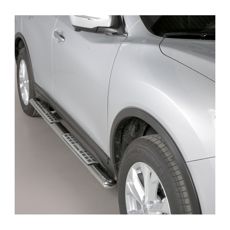 Marchepieds acier ovalisés Nissan X-Trail 2015-2017 Marchepieds acier ovalisés Nissan X-Trail 2015-2017