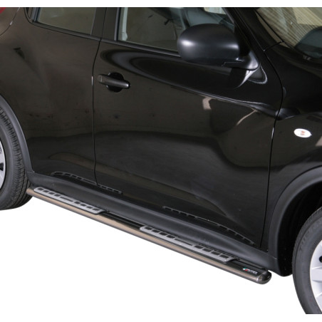 Marchepieds acier ovalisés Design Nissan Juke 2010-2019