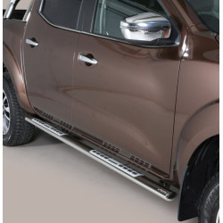 Marchepieds ovalisés Design Nissan NP300 DC 2016+