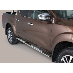 Marchepieds ovalisés Design Nissan NP300 DC 2016+