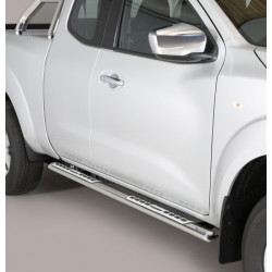 Marchepieds ovalisés Design Nissan NP300 Kingcabine 2016-2023